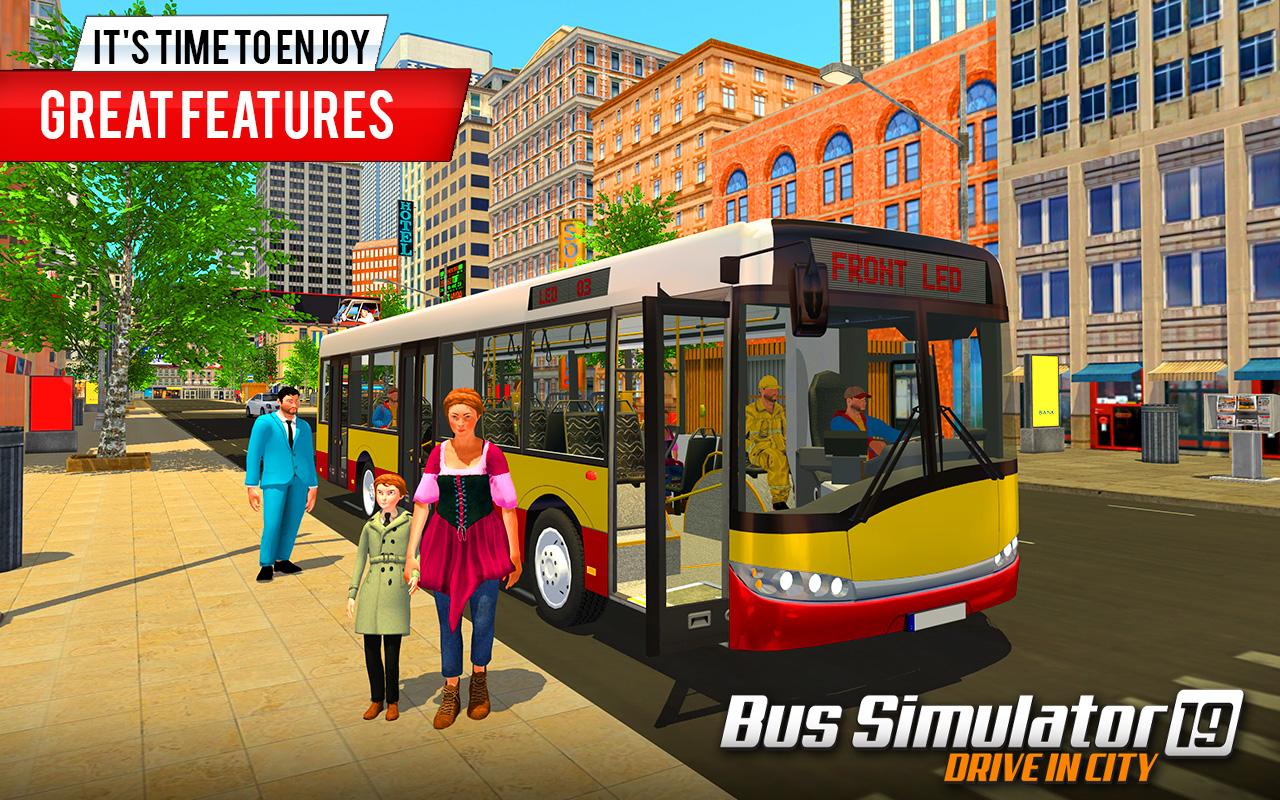 اسکرین شات 4 برنامه City Bus Driving Coach Games