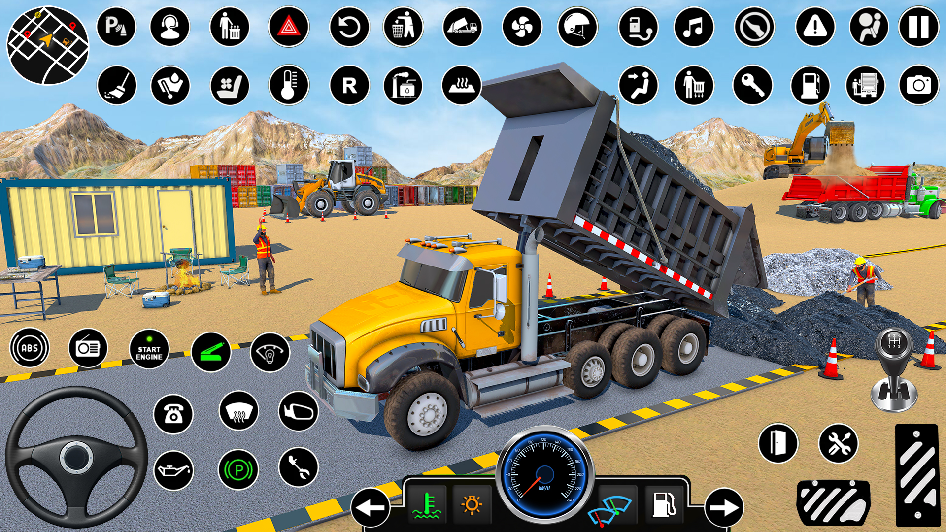 اسکرین شات 2 برنامه Real Construction Excavator 3D