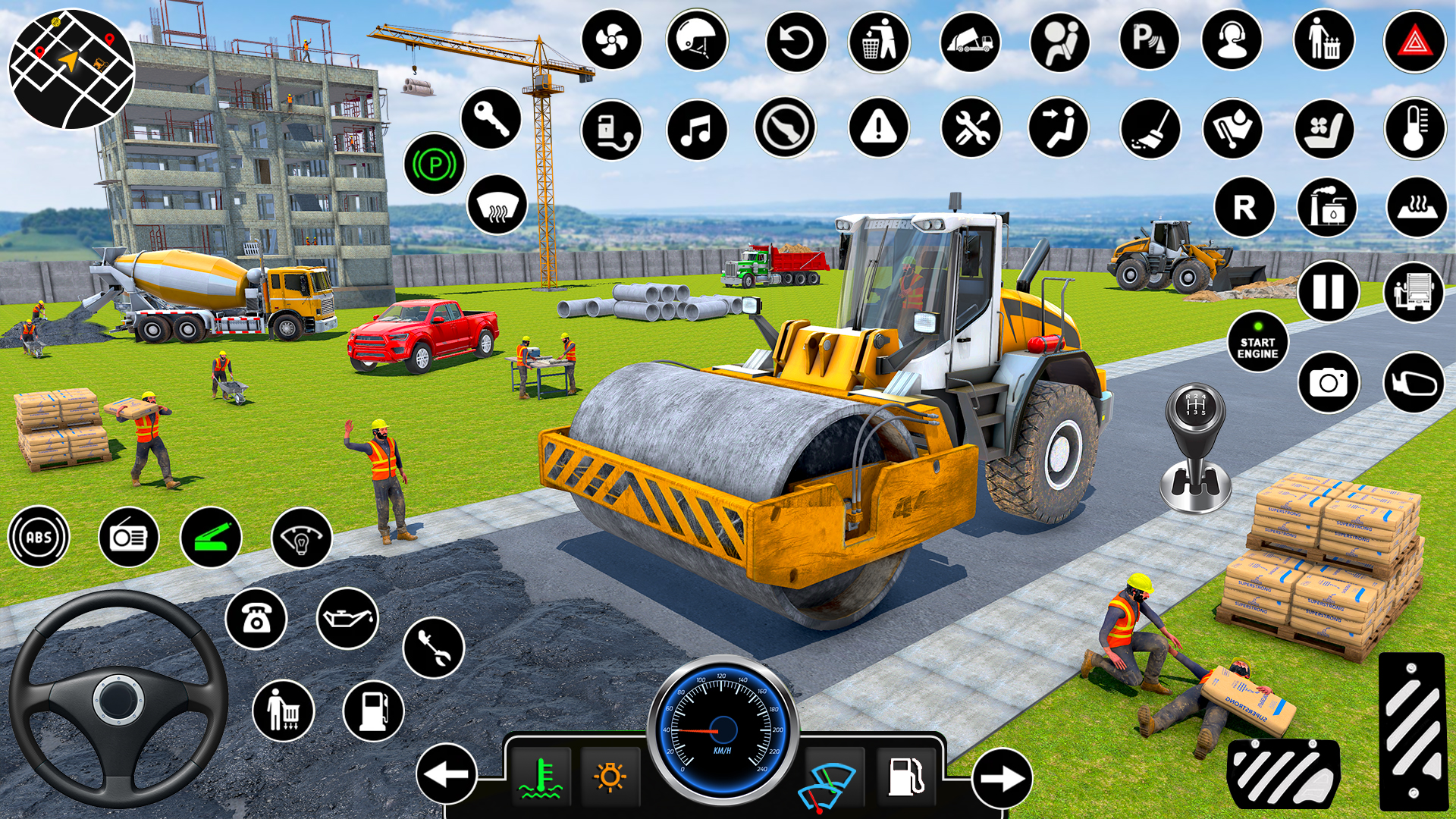 اسکرین شات 4 برنامه Real Construction Excavator 3D