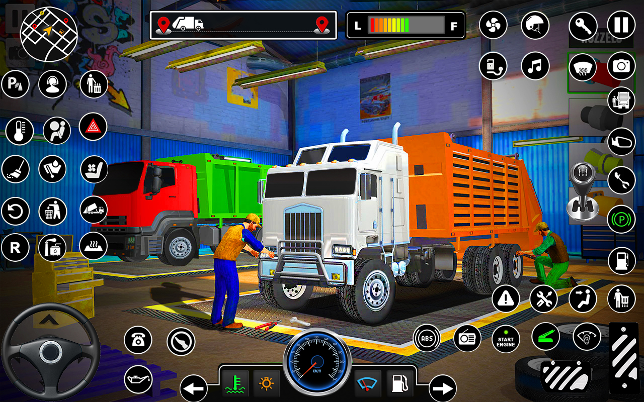 اسکرین شات 6 برنامه Offroad Garbage Truck Driving