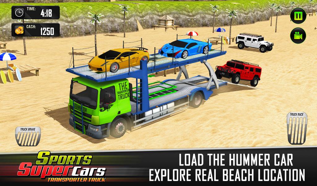 اسکرین شات 2 بازی Car Transport Truck: Car Games