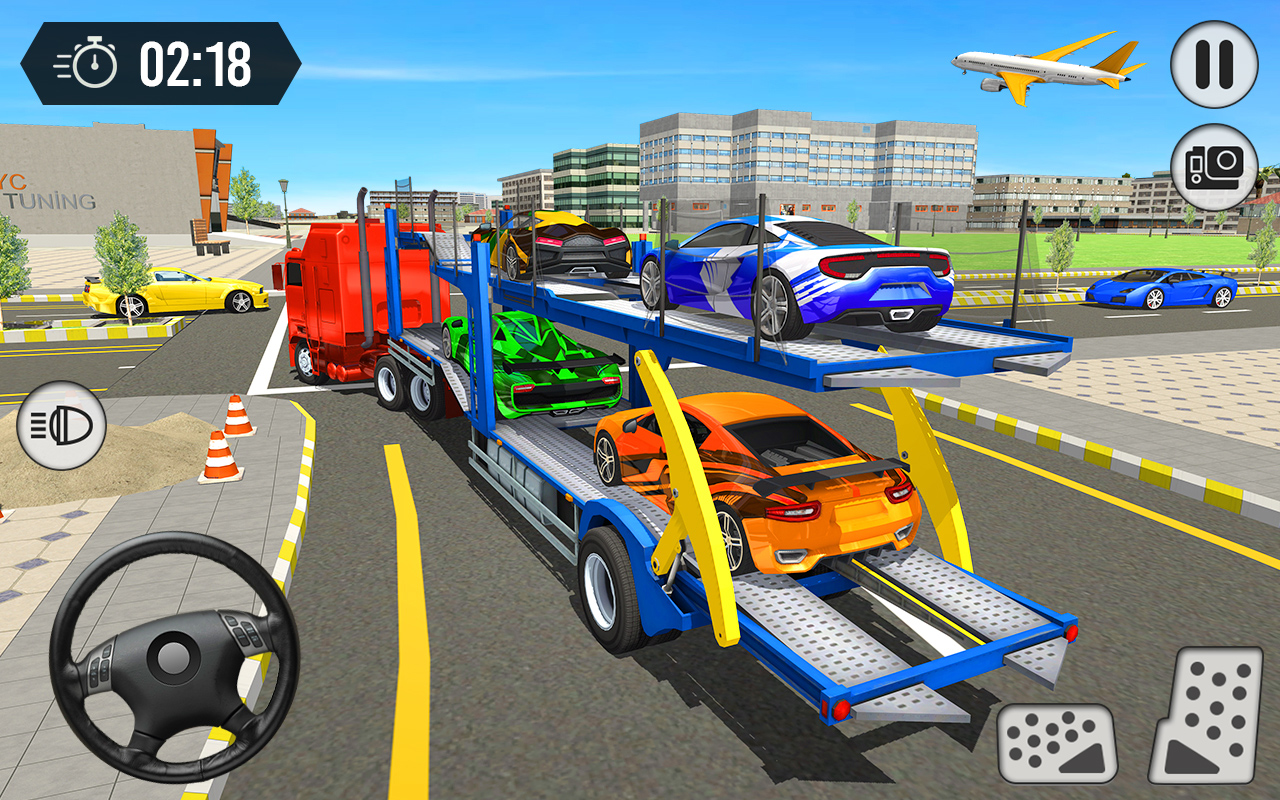 اسکرین شات 1 بازی Car Transport Truck: Car Games