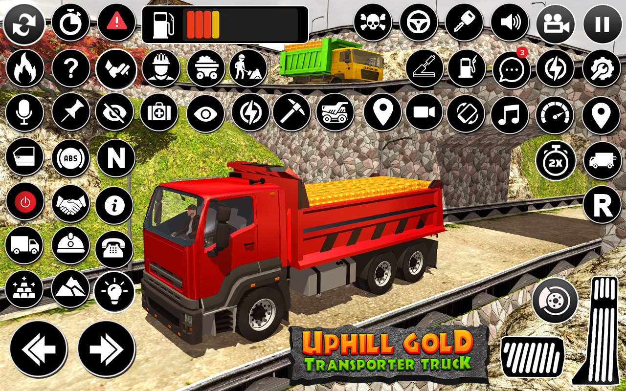 اسکرین شات 8 برنامه Uphill Gold Truck Simulator 3D