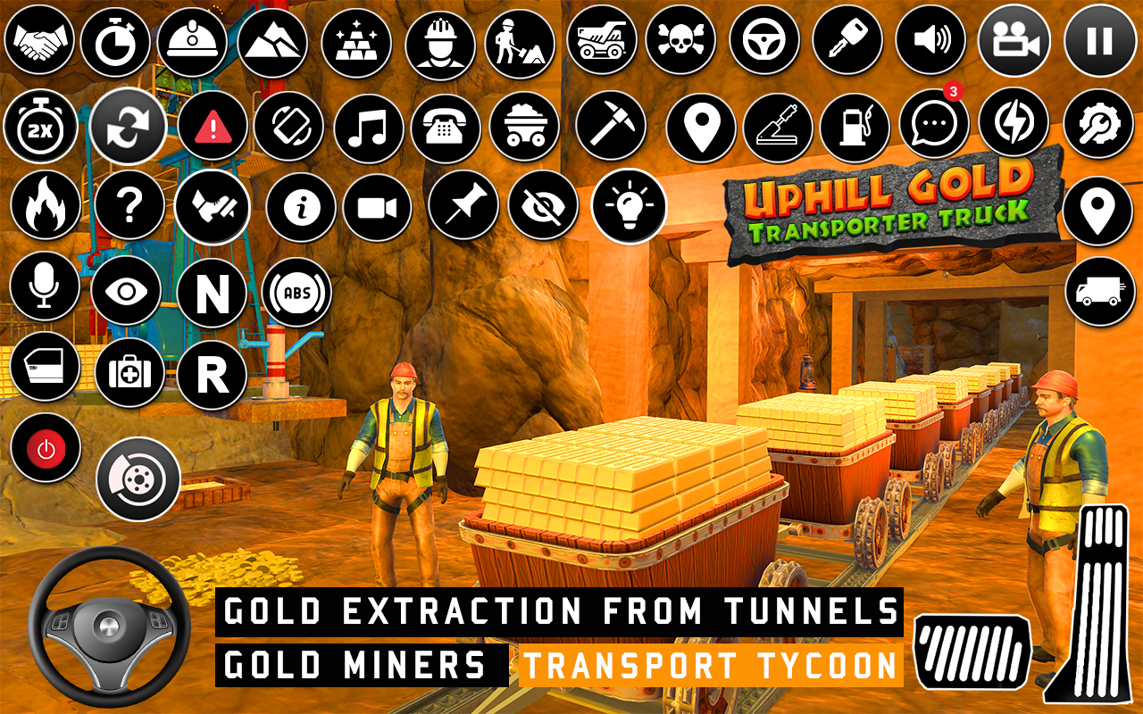 اسکرین شات 6 برنامه Uphill Gold Truck Simulator 3D