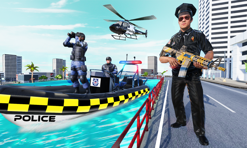 اسکرین شات 6 بازی Police Jet Ski Chase Crime Sim