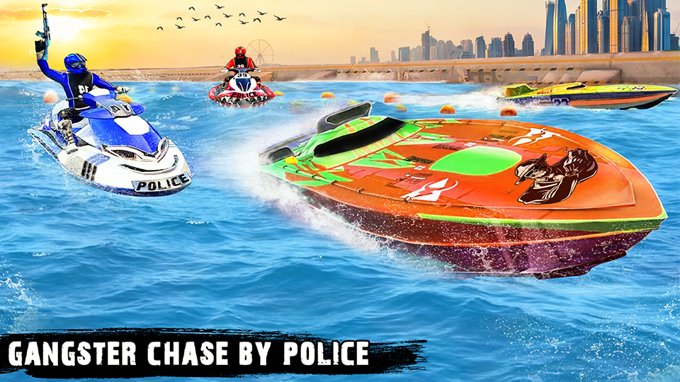 اسکرین شات 2 بازی Police Jet Ski Chase Crime Sim