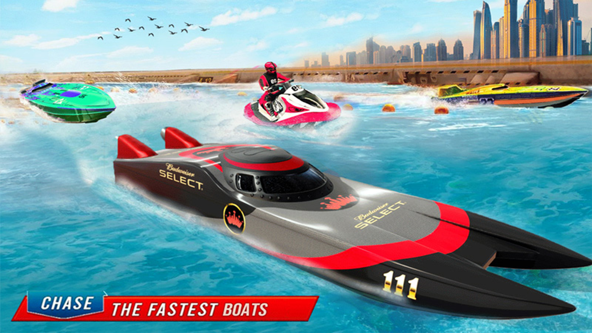 اسکرین شات 6 برنامه Jetski Boat Racing: Boat Games