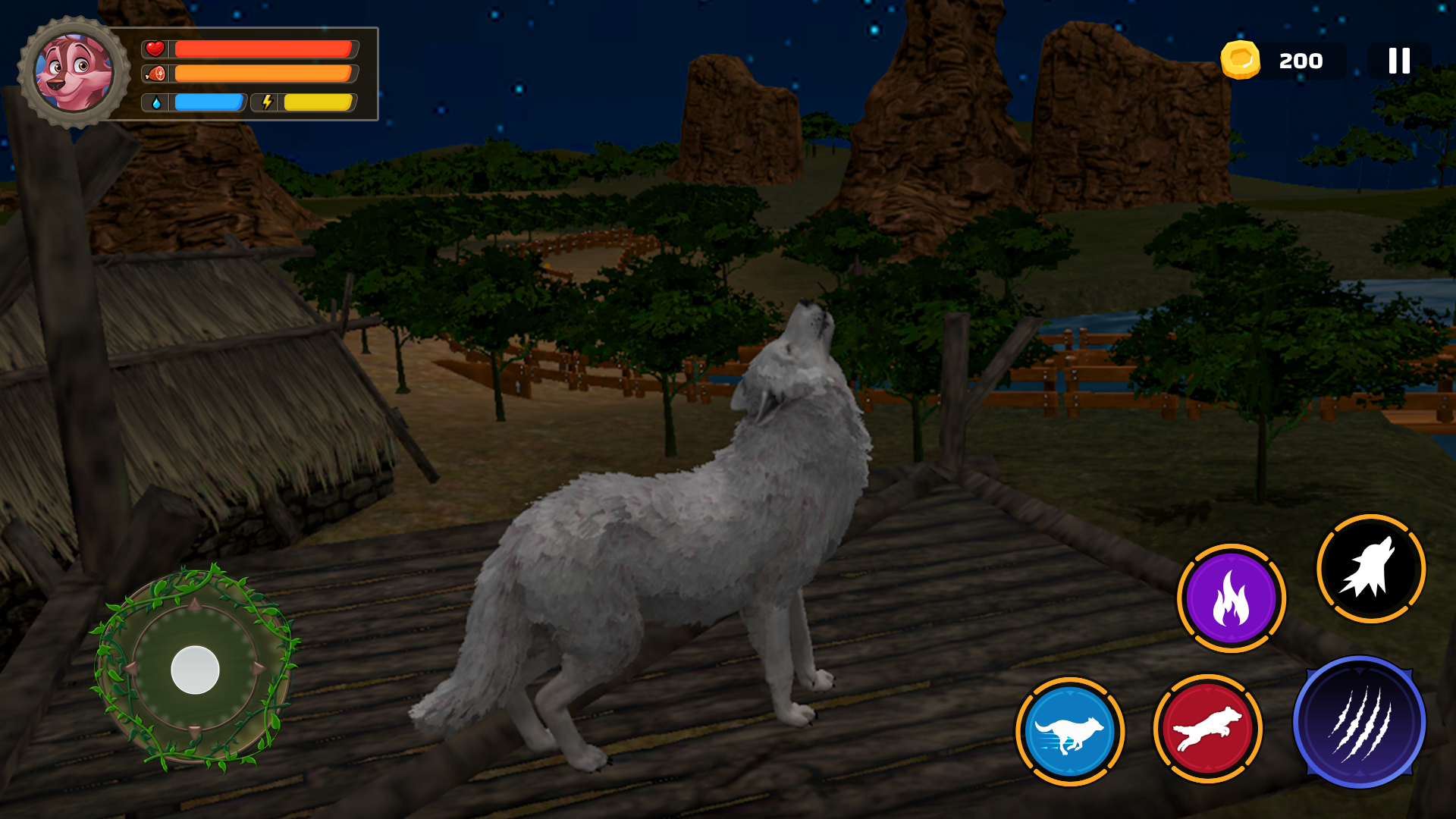 اسکرین شات 3 بازی Wolf Life Simulator: Wildlife
