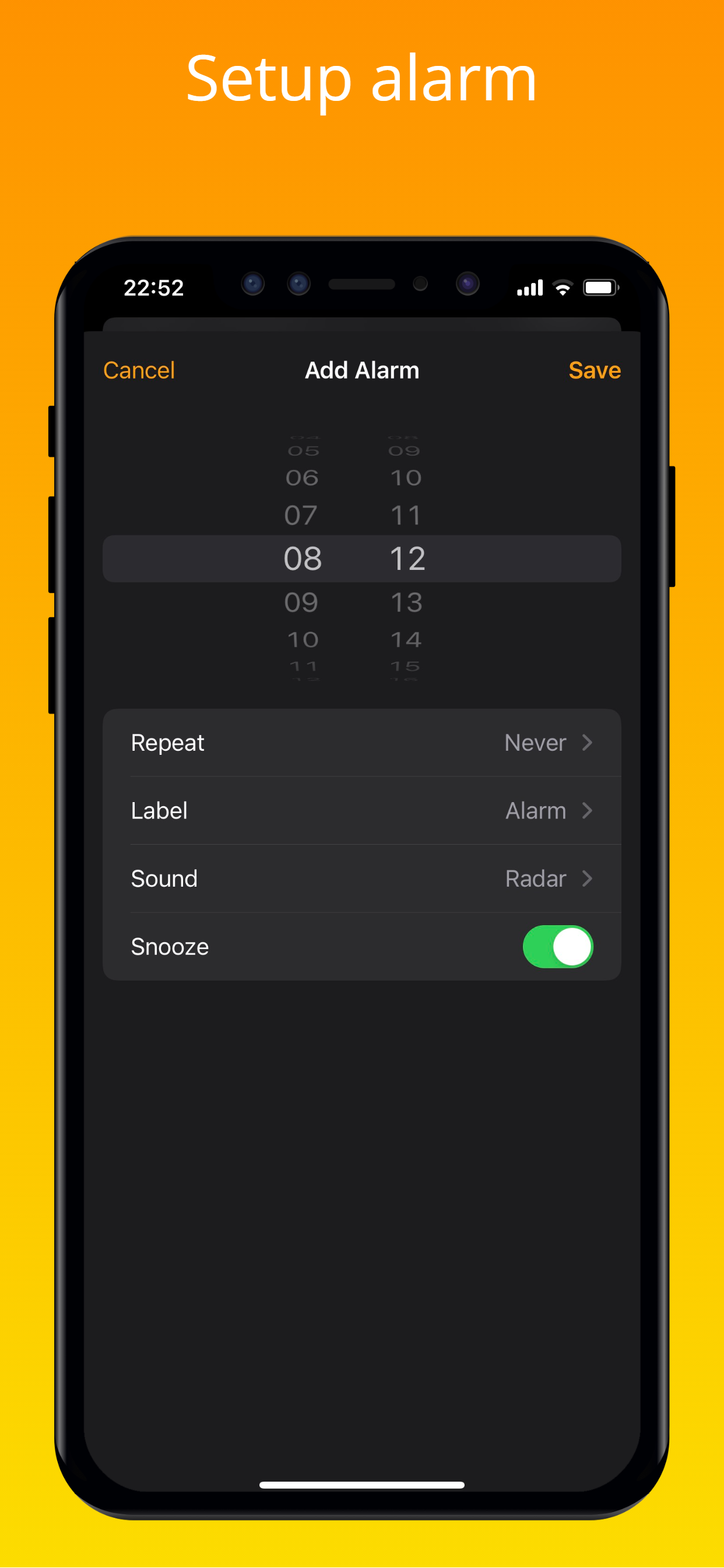 اسکرین شات 2 برنامه Clock OS 18 - Clock Phone 16