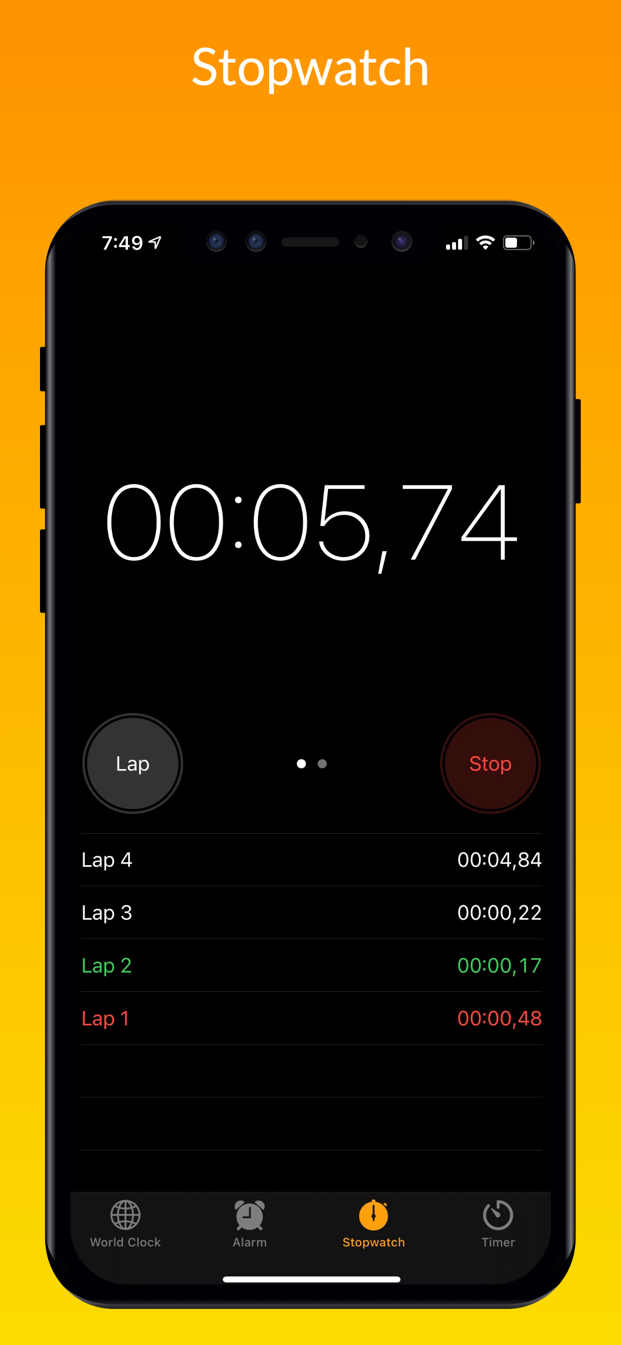 اسکرین شات 7 برنامه Clock OS 18 - Clock Phone 16