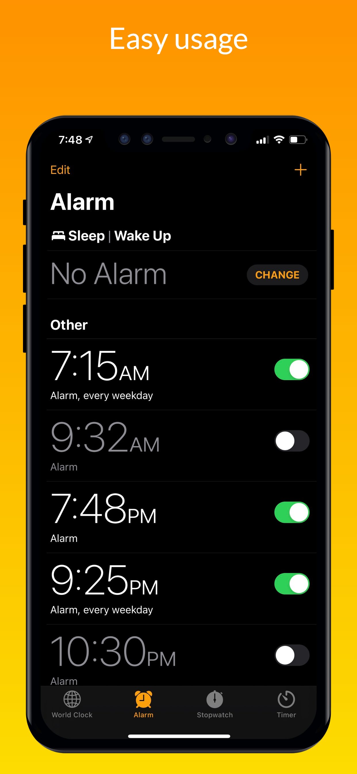اسکرین شات 1 برنامه Clock OS 18 - Clock Phone 16