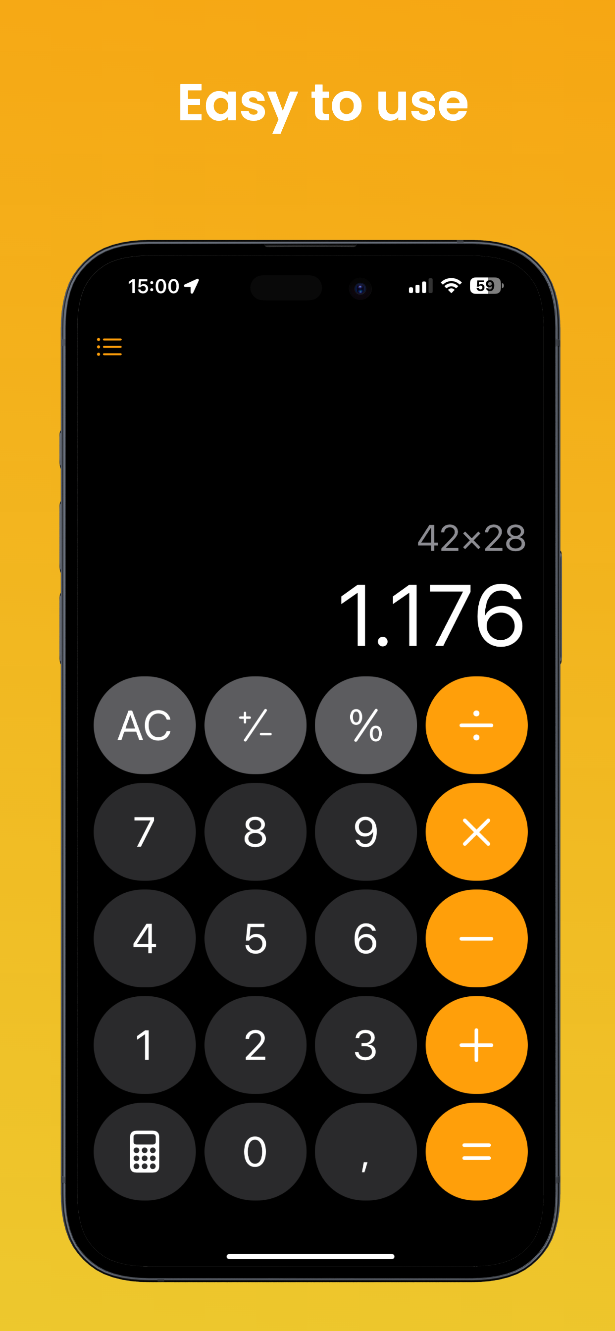 اسکرین شات 2 برنامه Calculator OS 18