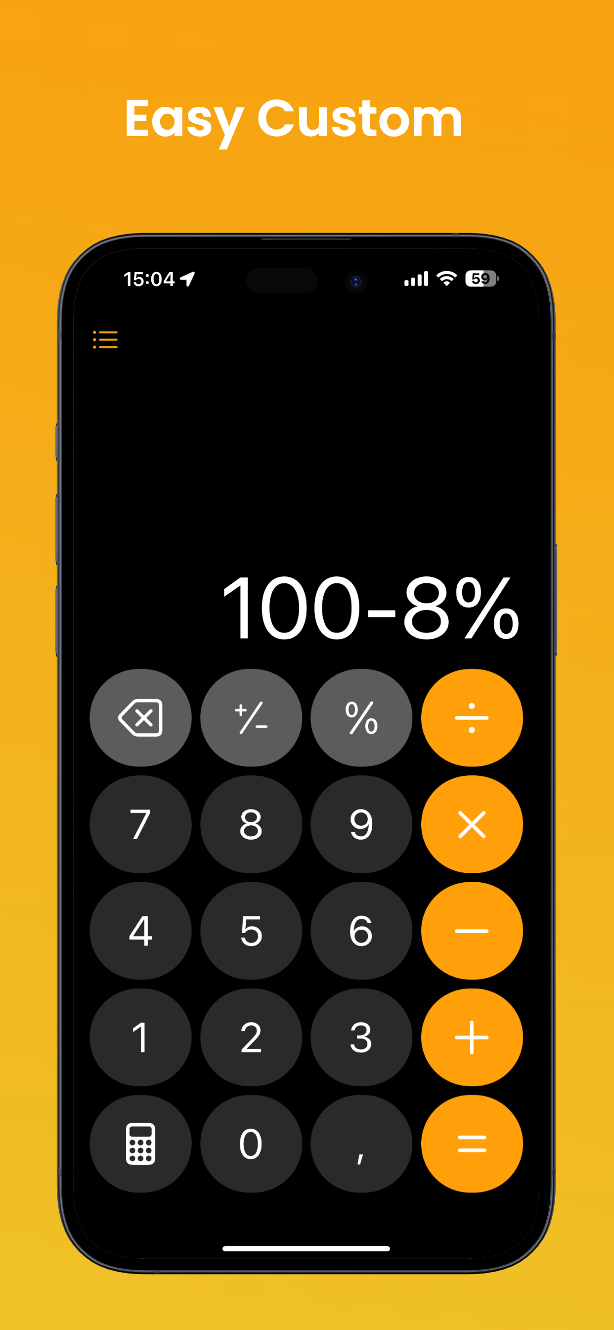 اسکرین شات 4 برنامه Calculator OS 18