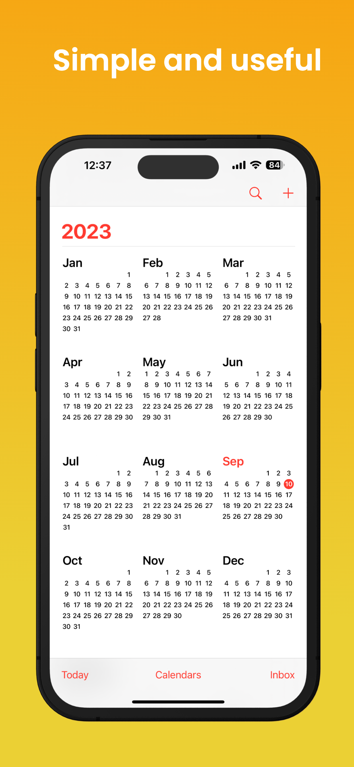 اسکرین شات 4 برنامه iCalendar - Calendar OS 18