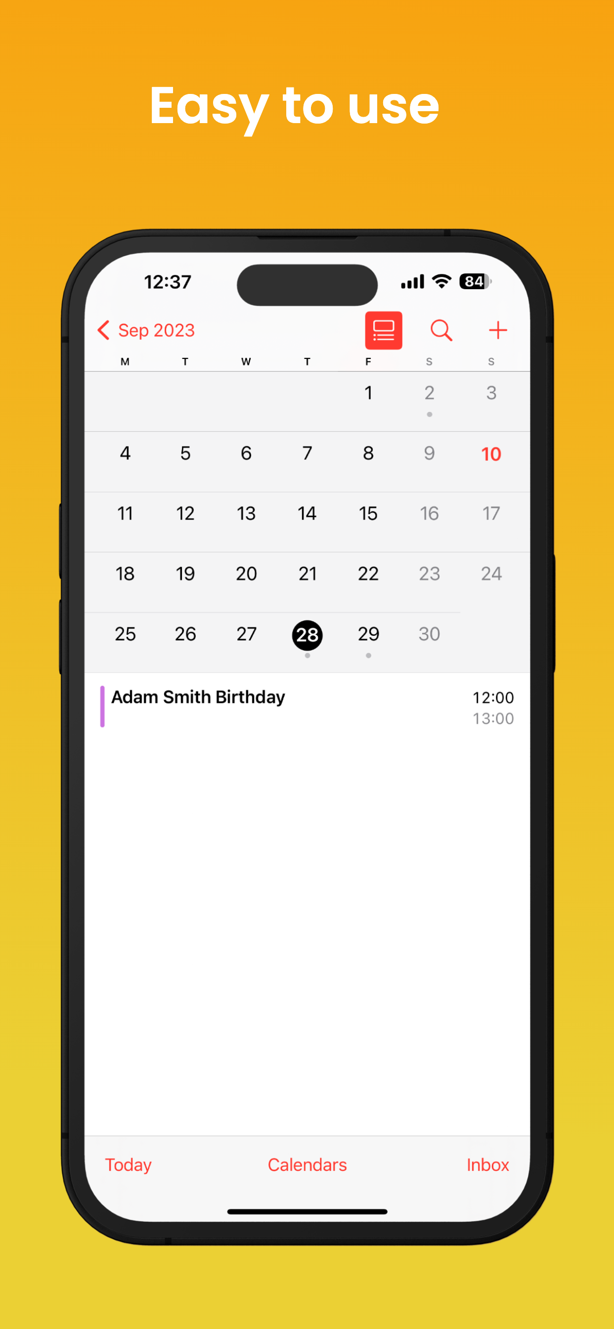 اسکرین شات 5 برنامه iCalendar - Calendar OS 18