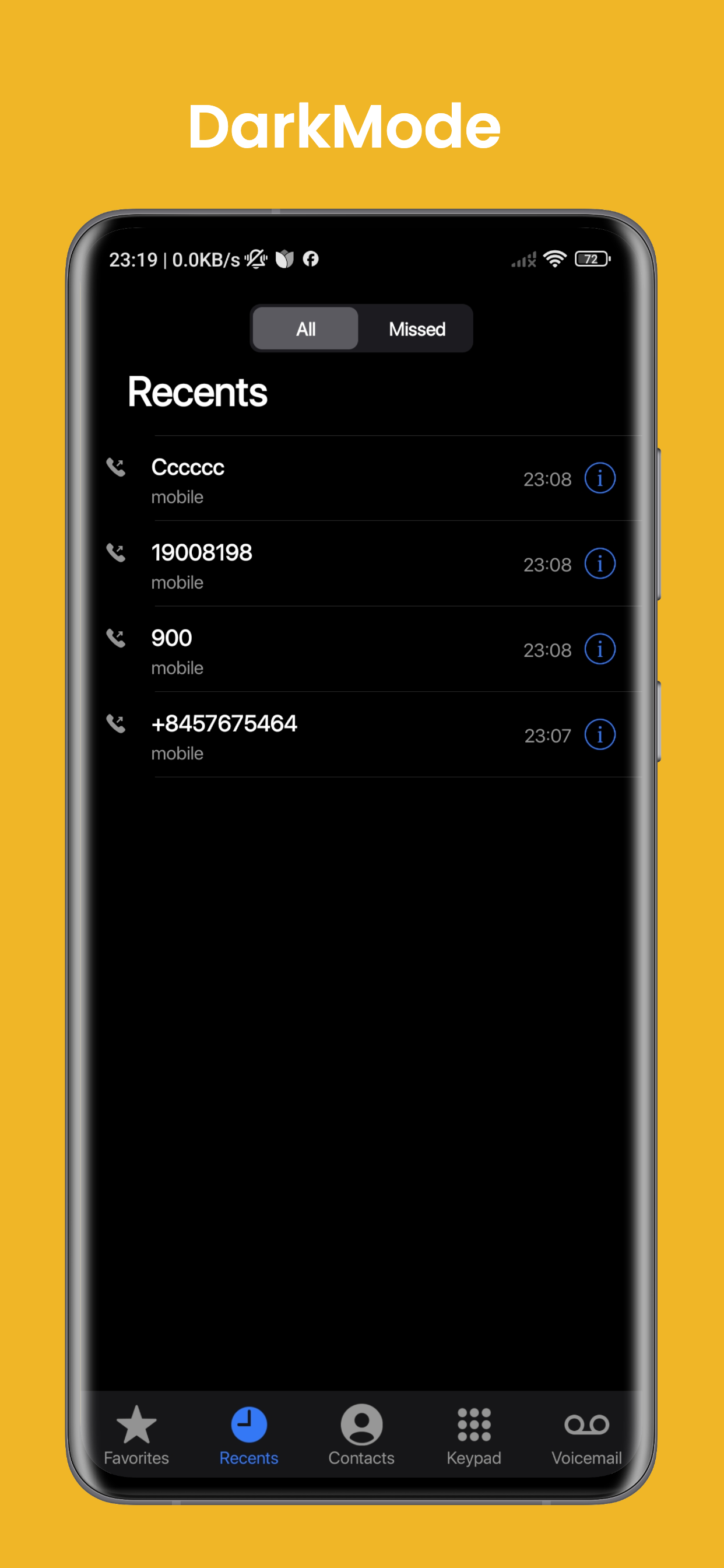 اسکرین شات 4 برنامه iCall OS 18 – Phone 15 Call