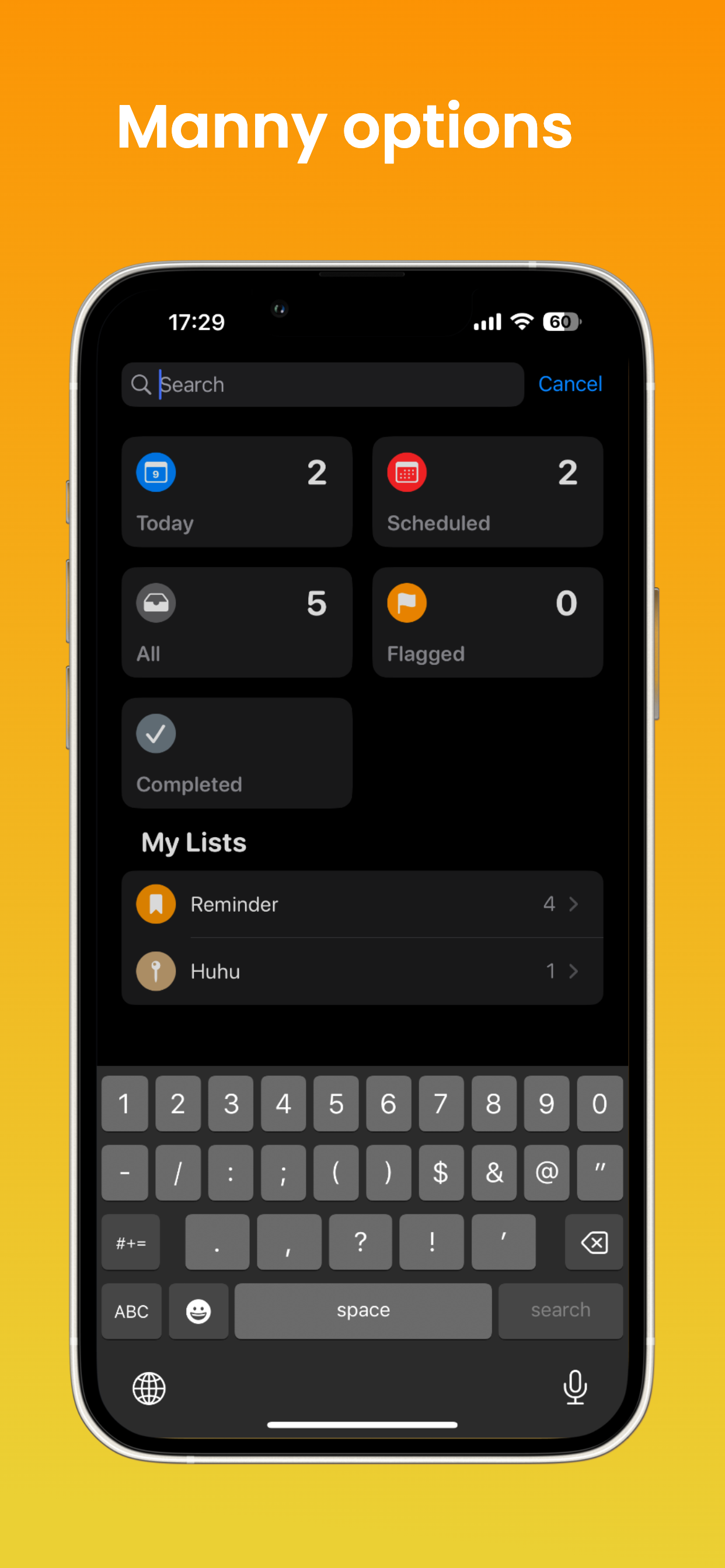اسکرین شات 4 برنامه Keyboard OS 18