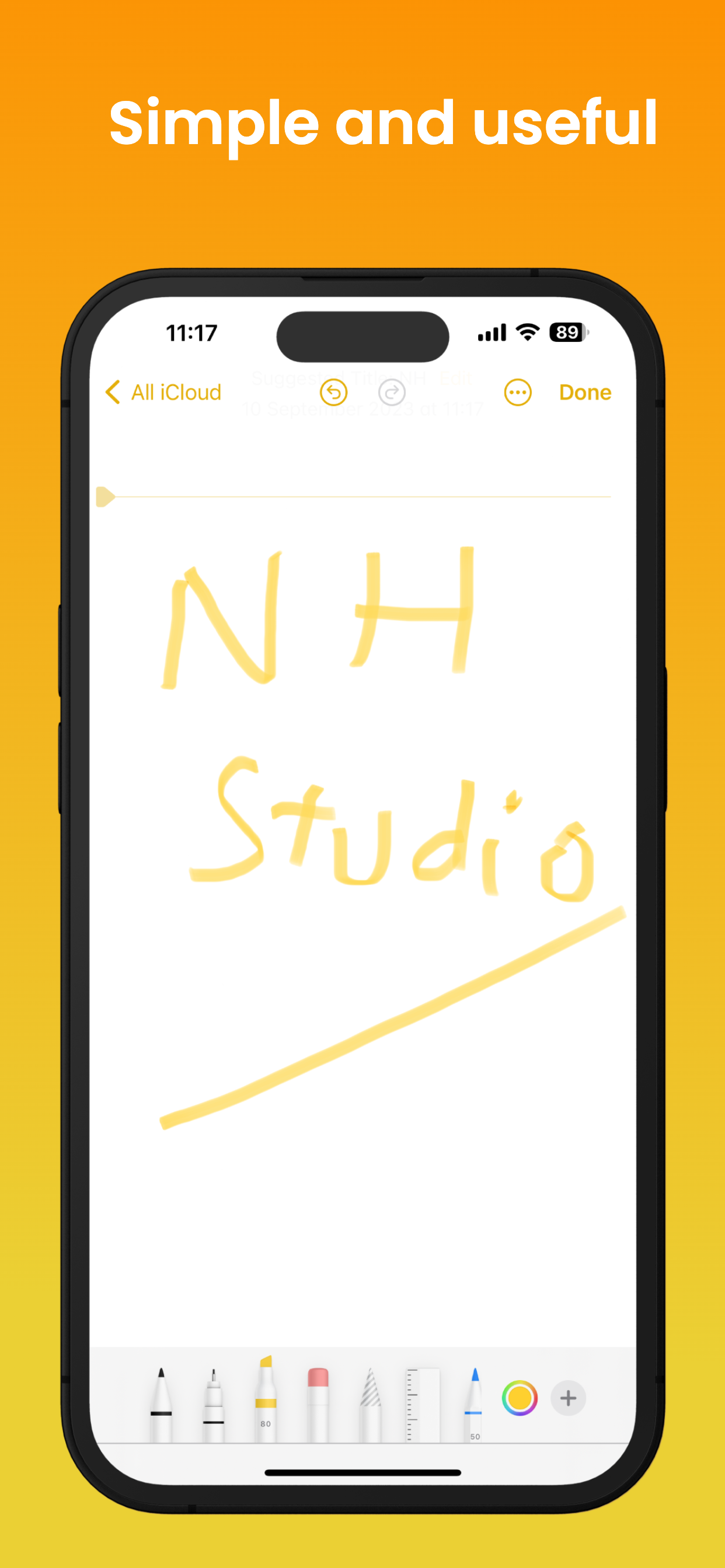 اسکرین شات 4 برنامه iPencil - Draw notes OS 18
