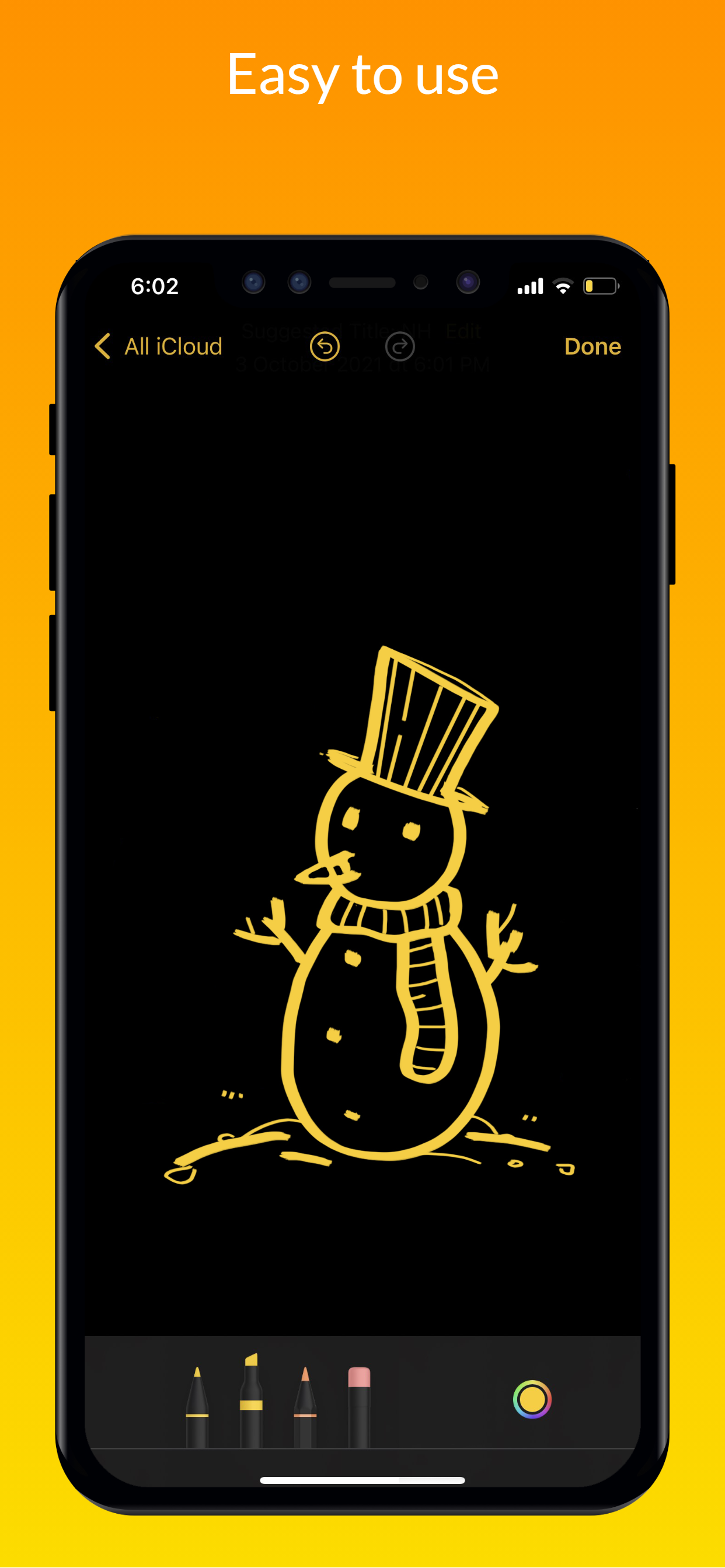 اسکرین شات 2 برنامه iPencil - Draw notes OS 18