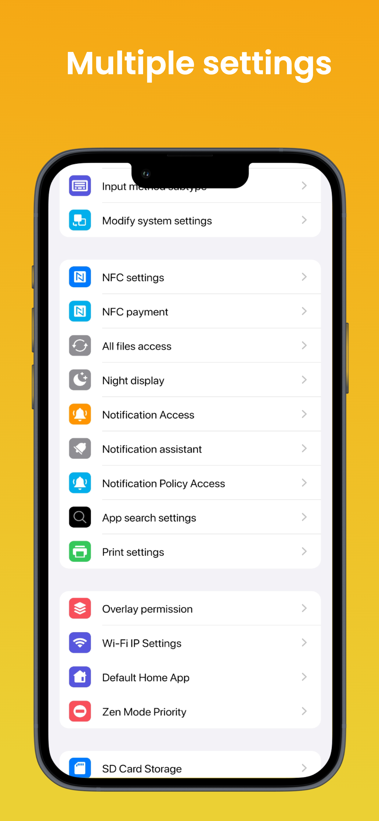 اسکرین شات 4 برنامه Android Quick Settings Phone16