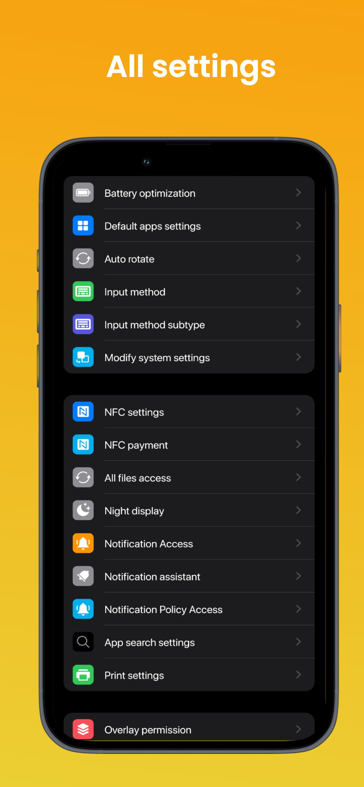 اسکرین شات 8 برنامه Android Quick Settings Phone16