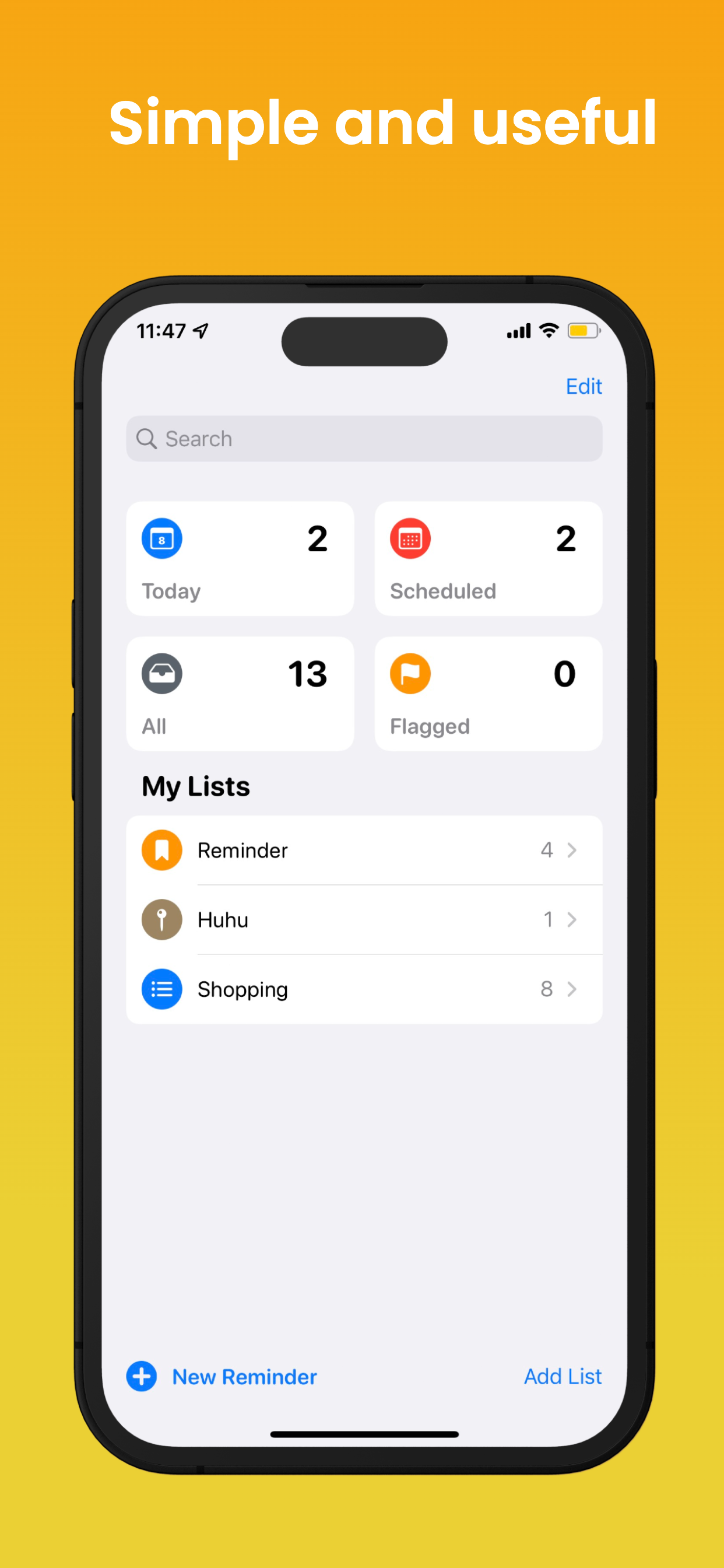 اسکرین شات 1 برنامه iReminder - iOS 17