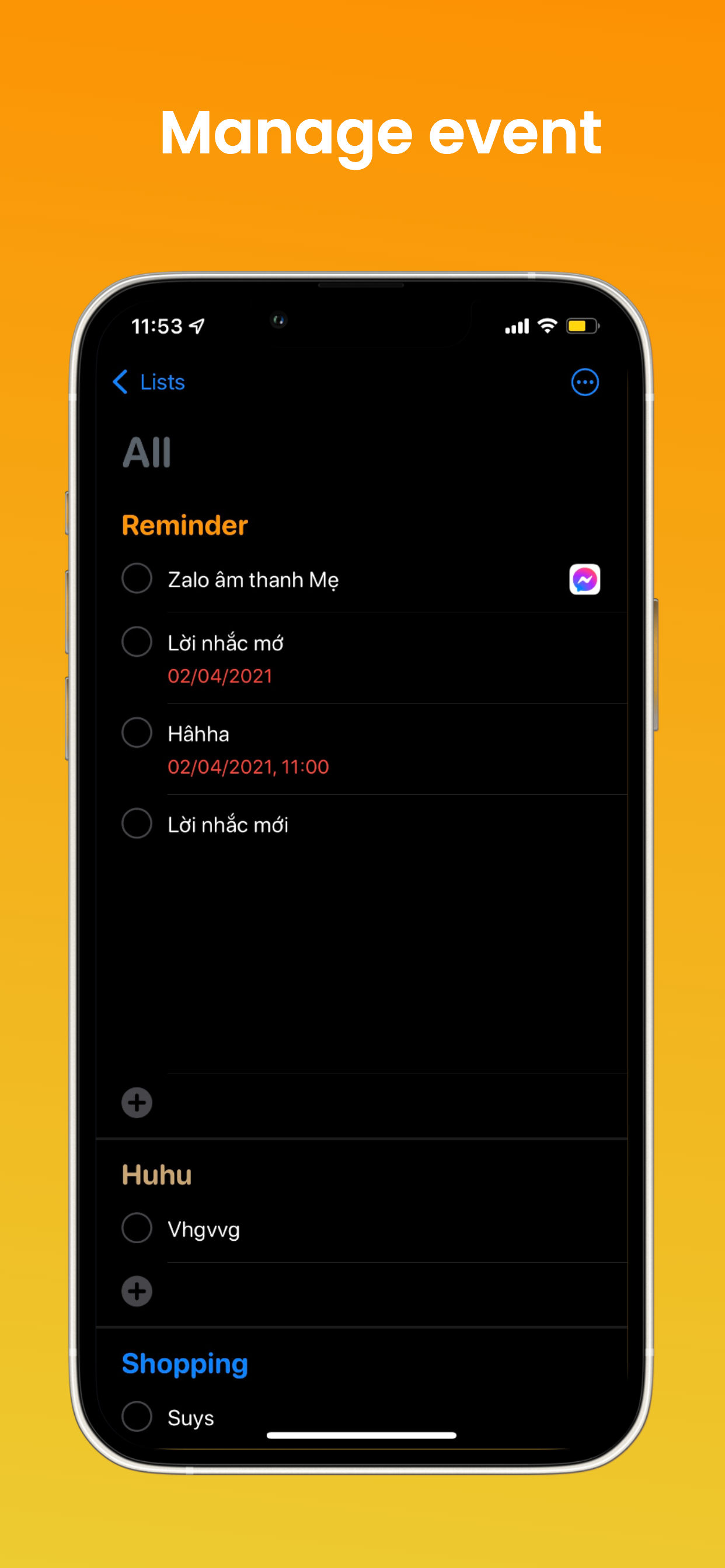 اسکرین شات 6 برنامه iReminder - iOS 17