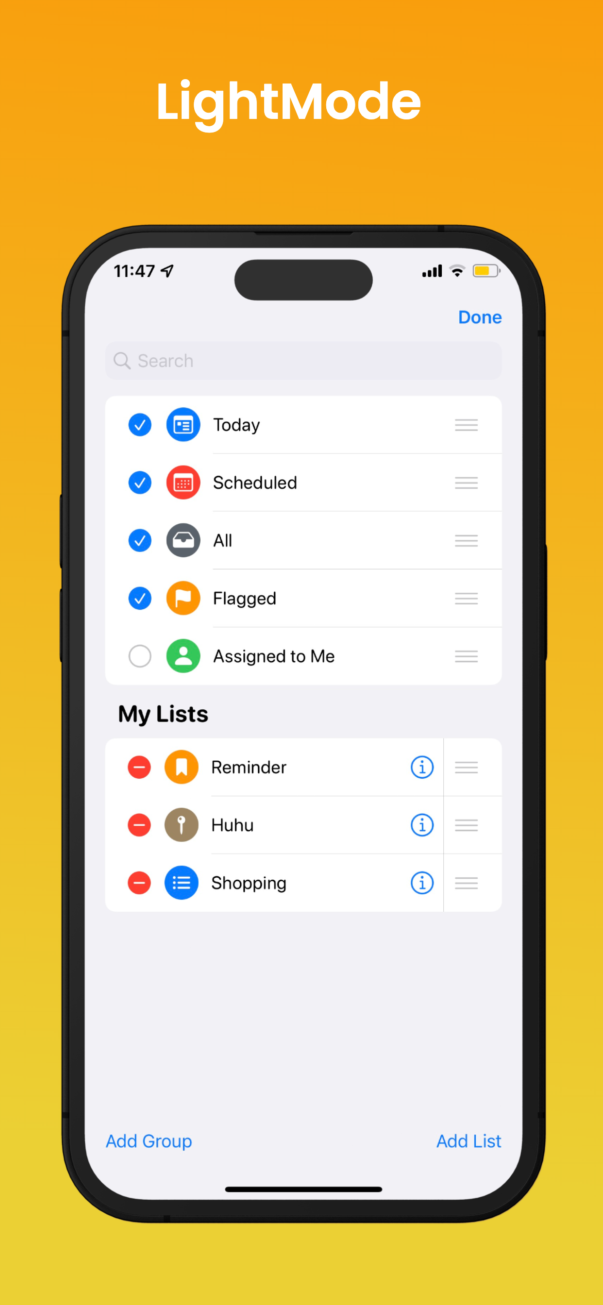 اسکرین شات 3 برنامه iReminder - iOS 17