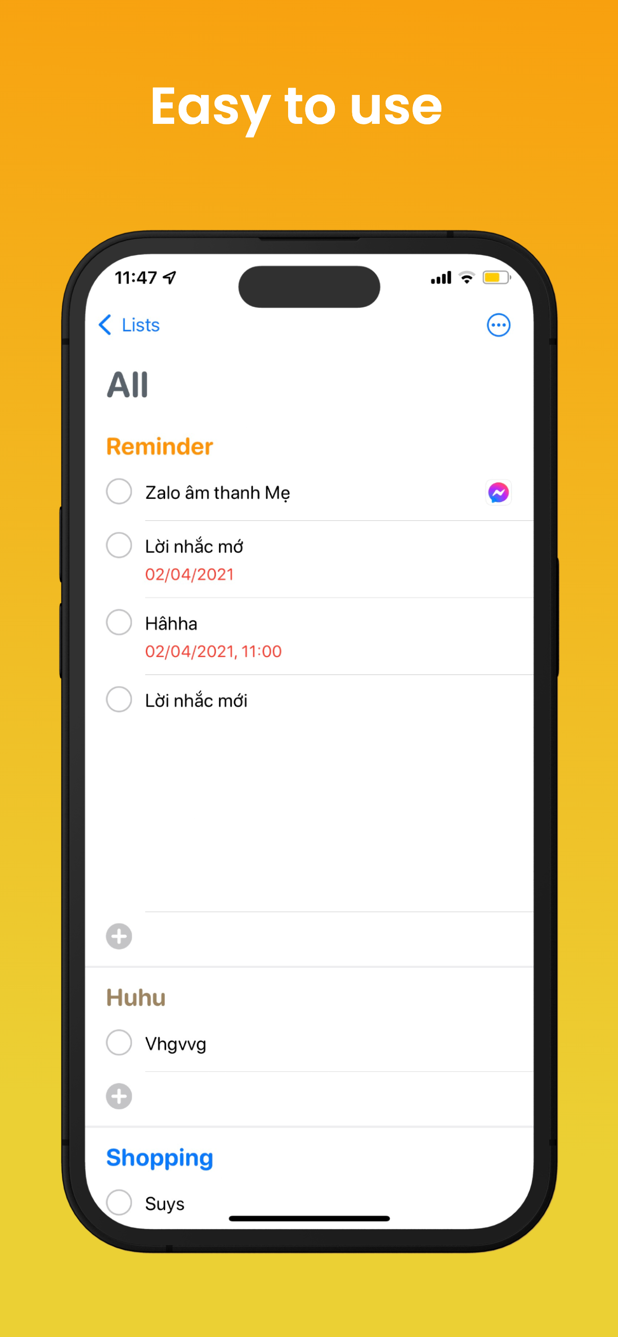 اسکرین شات 2 برنامه iReminder - iOS 17