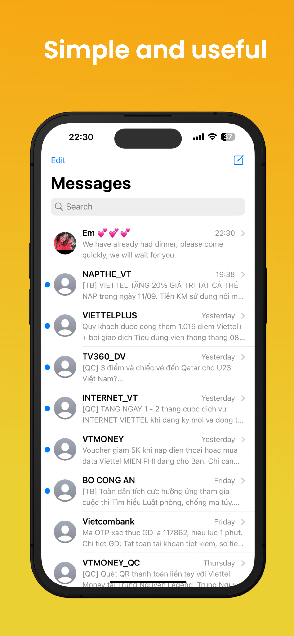 اسکرین شات 1 برنامه Messages Phone 16