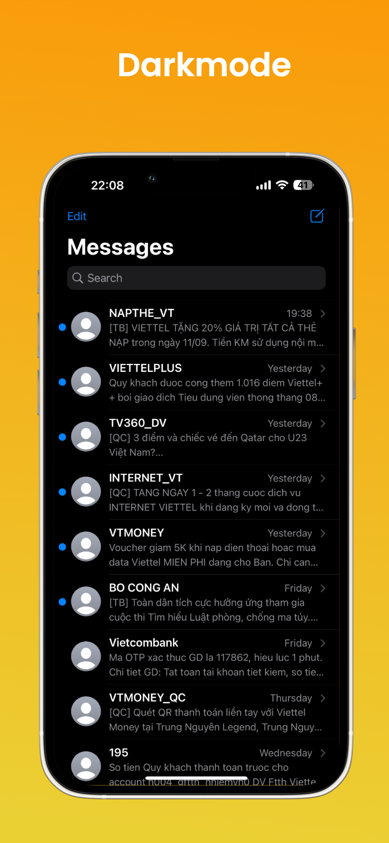 اسکرین شات 4 برنامه Messages Phone 16