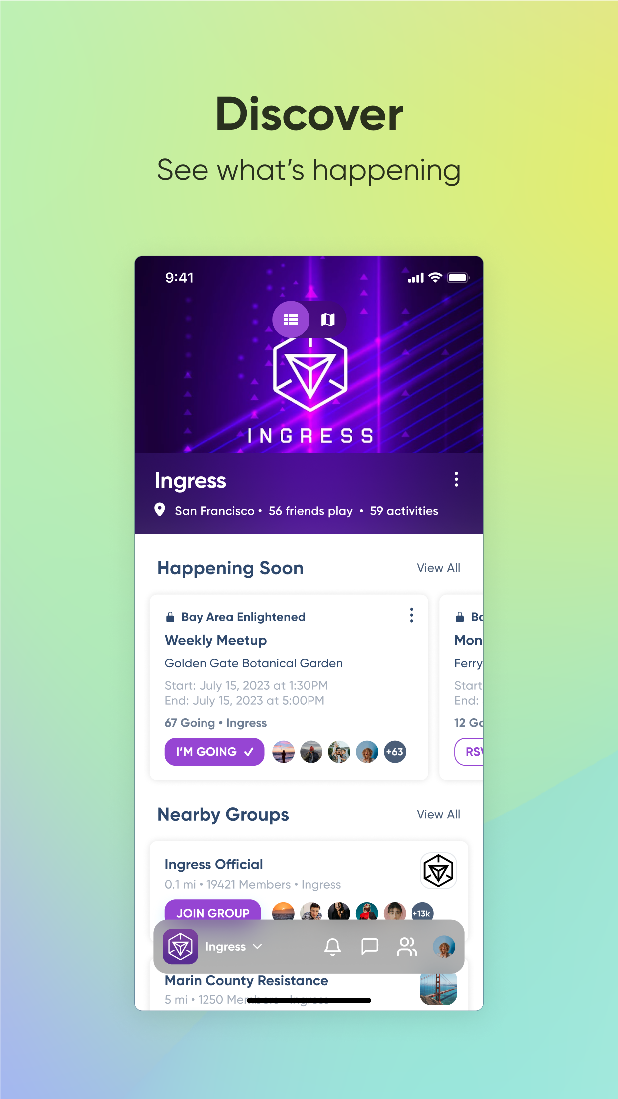 اسکرین شات 1 برنامه Niantic Campfire