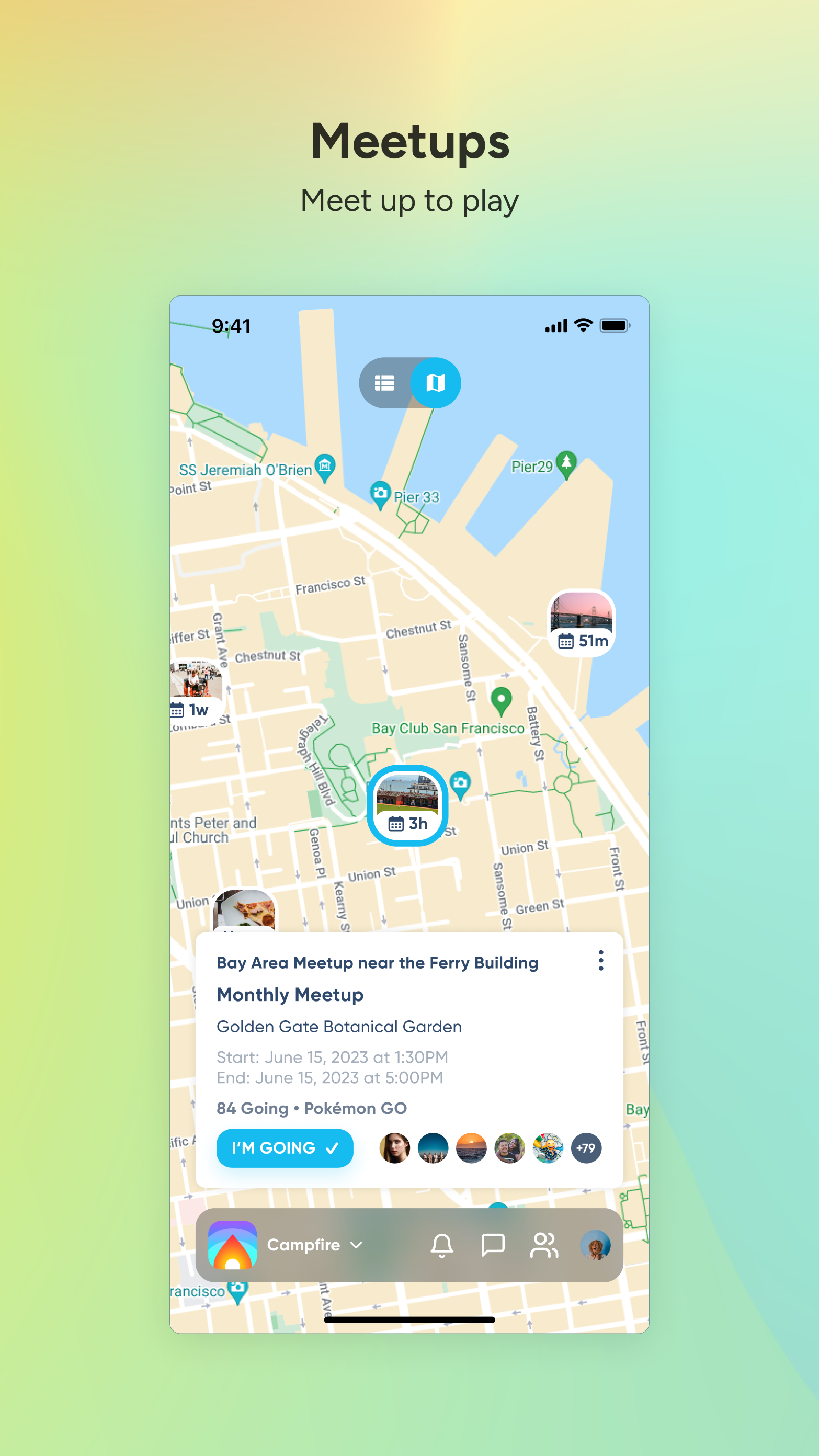 اسکرین شات 3 برنامه Niantic Campfire