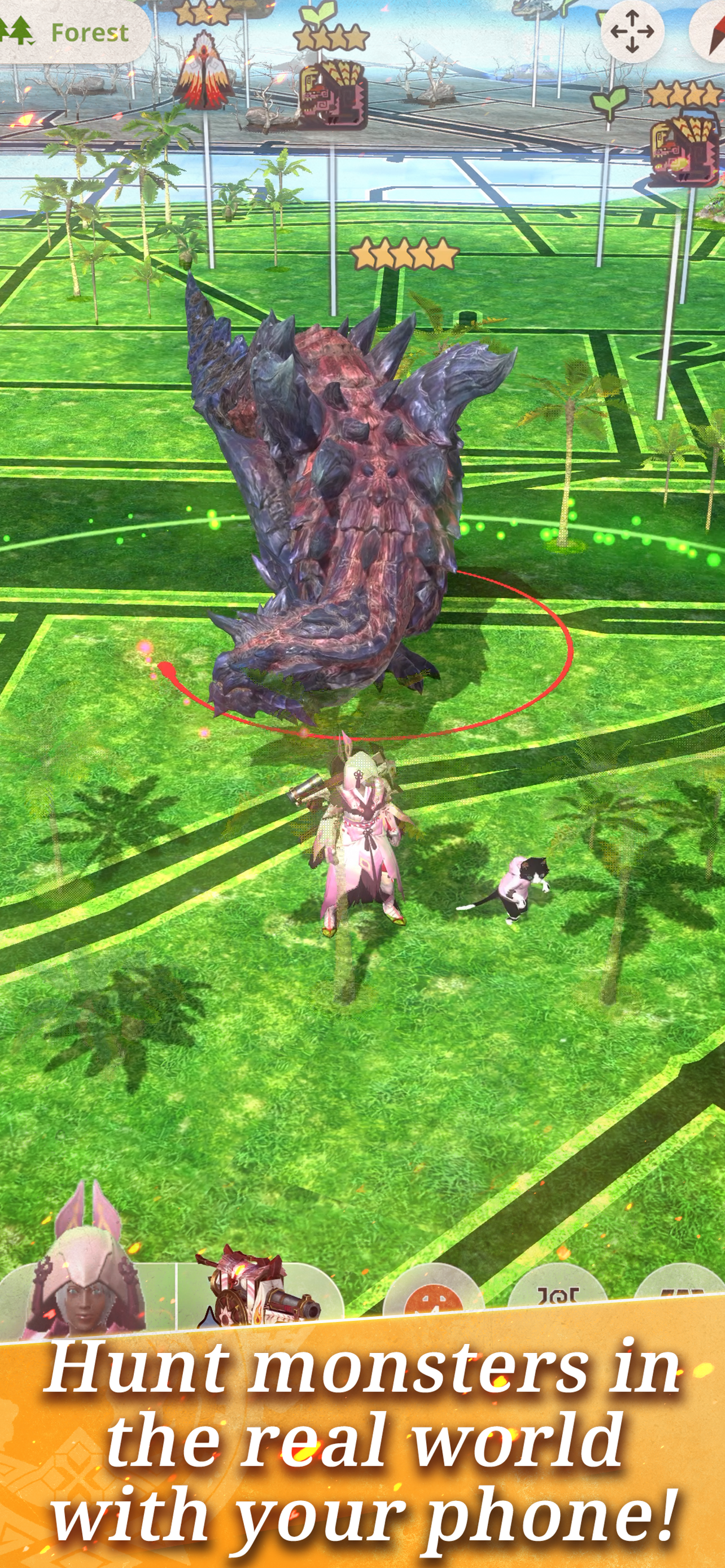 اسکرین شات 1 بازی Monster Hunter Now