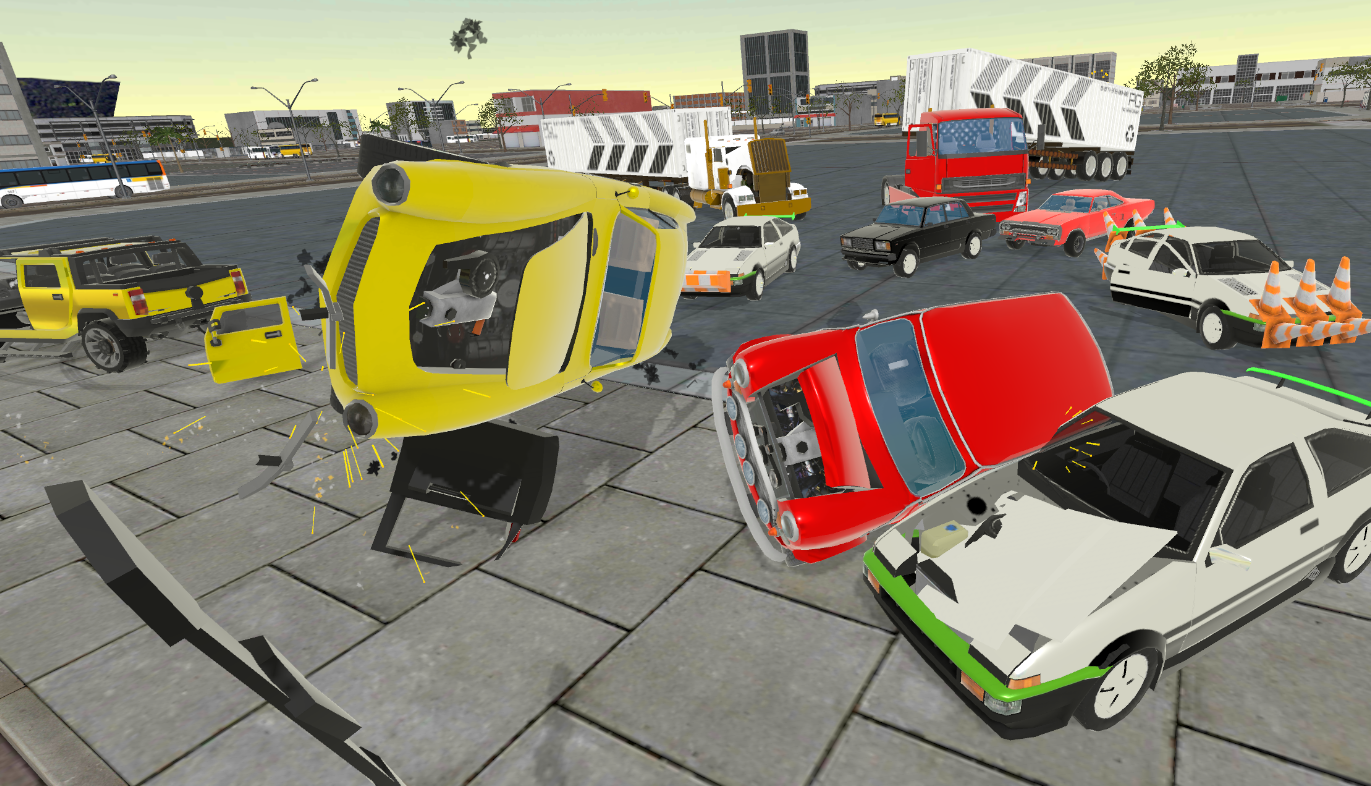 اسکرین شات 3 بازی Car Crashing Engine 2021