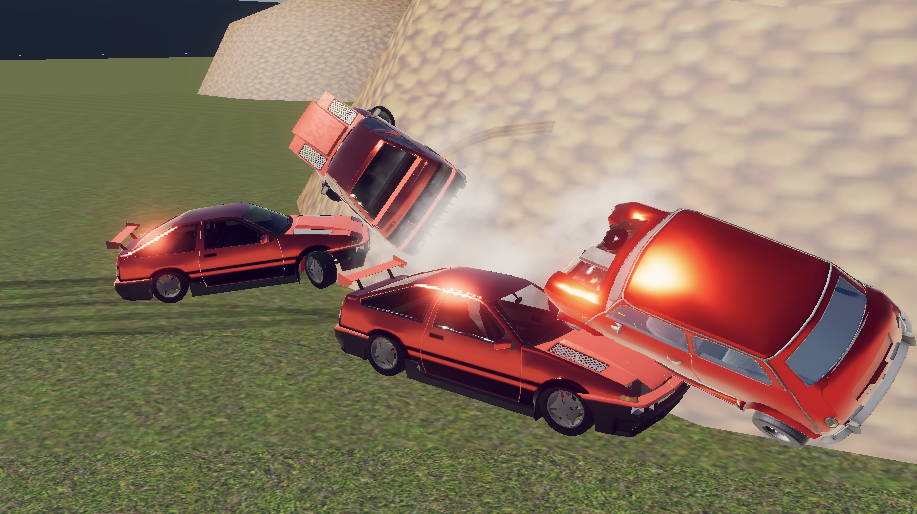 اسکرین شات 3 بازی Crash Car Simulator 2022