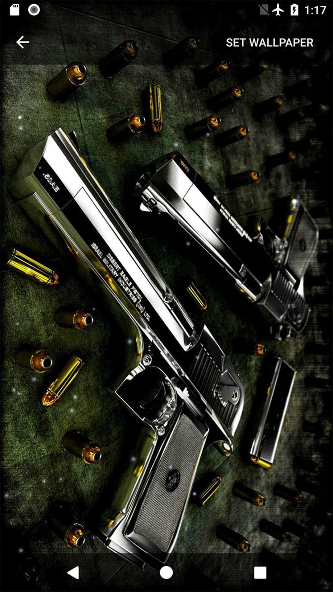 اسکرین شات 6 برنامه Gun Sounds Ringtones