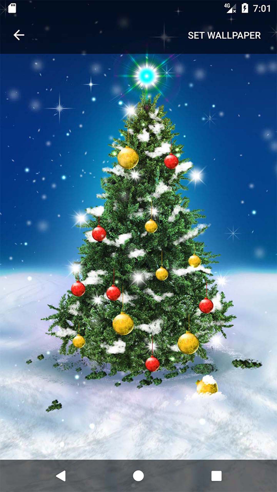 اسکرین شات 8 برنامه Christmas Ringtones Wallpapers