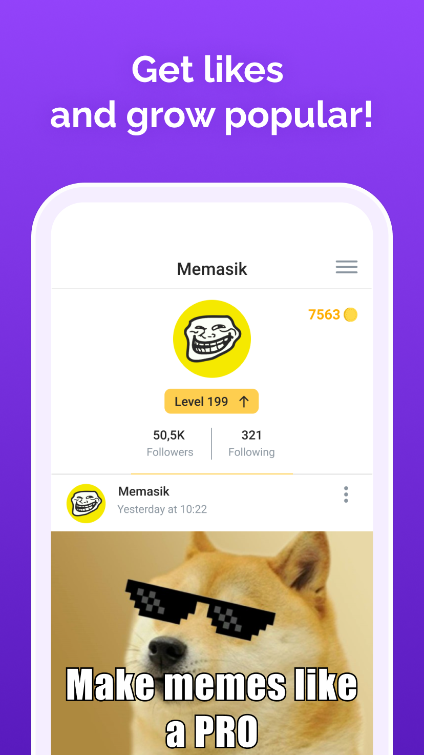 اسکرین شات 7 برنامه Memasik - Meme Maker