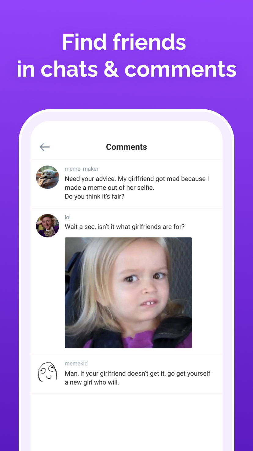 اسکرین شات 6 برنامه Memasik - Meme Maker