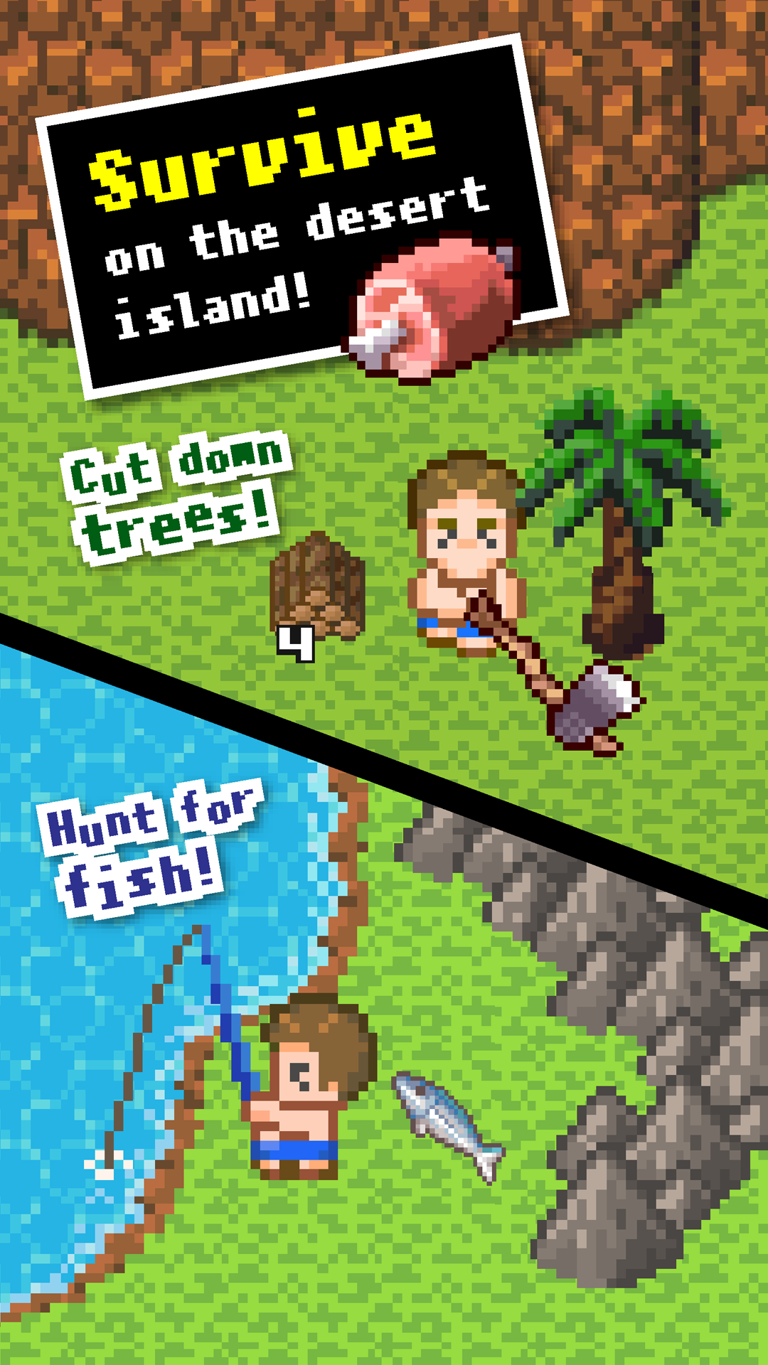اسکرین شات 2 بازی Survival Island 1&2