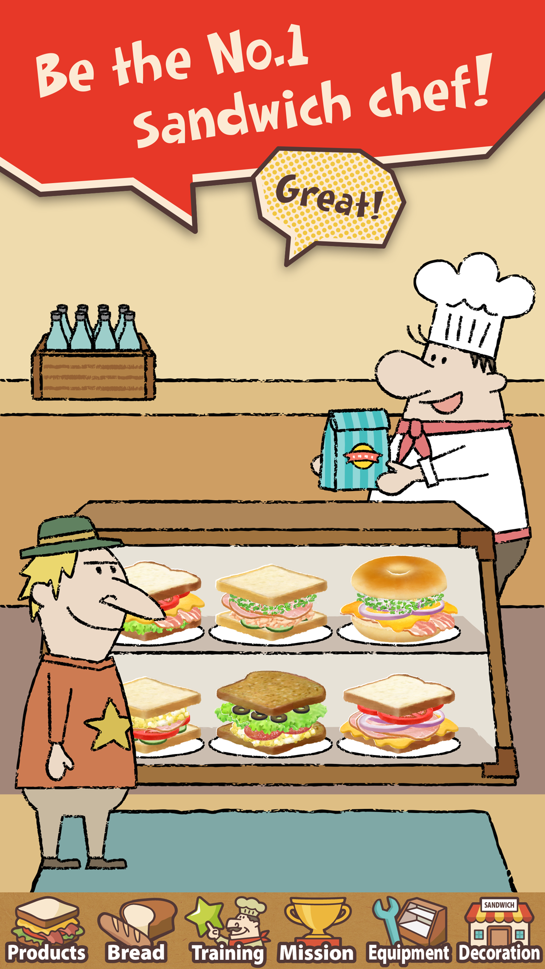 اسکرین شات 4 بازی Happy Sandwich Cafe