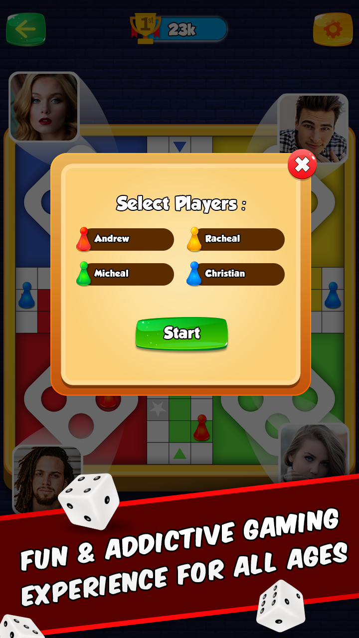اسکرین شات 1 بازی Ludo Star
