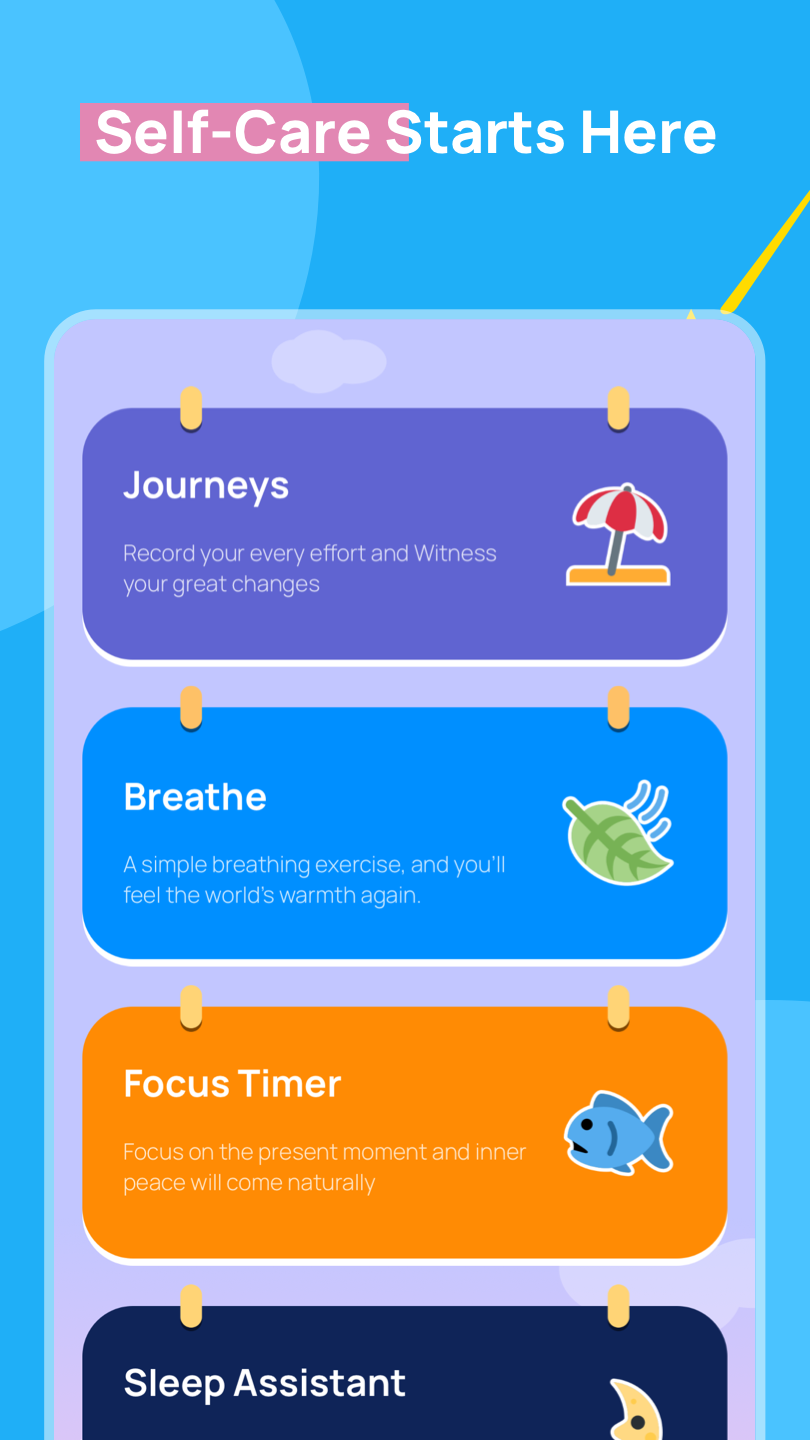 اسکرین شات 7 برنامه Catzy: Self-Care Journey