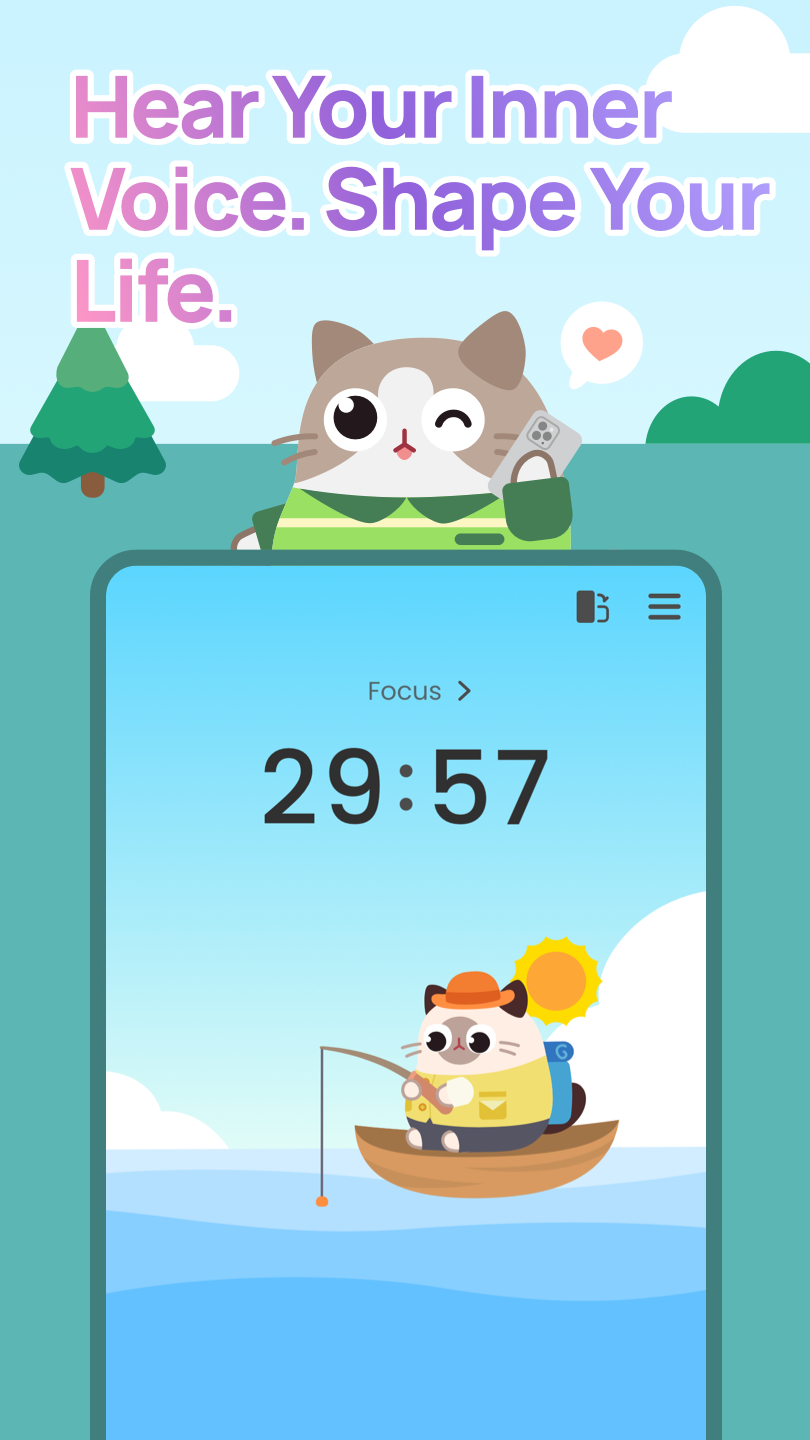 اسکرین شات 7 برنامه Catzy: Self-Care Journey