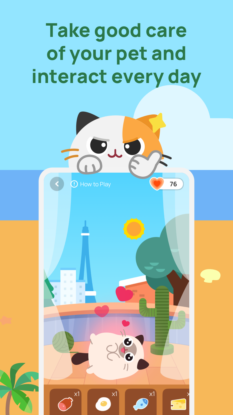 اسکرین شات 4 برنامه Catzy: Self-Care Journey