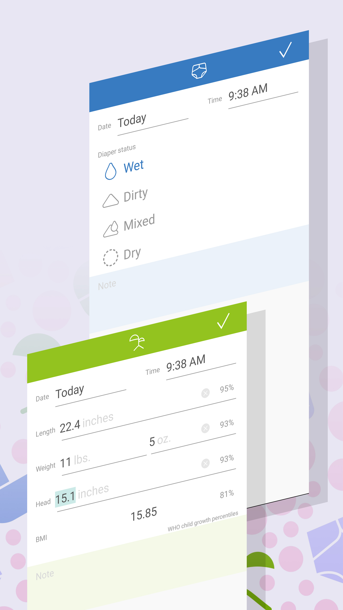 اسکرین شات 4 برنامه Baby Tracker - Newborn Log