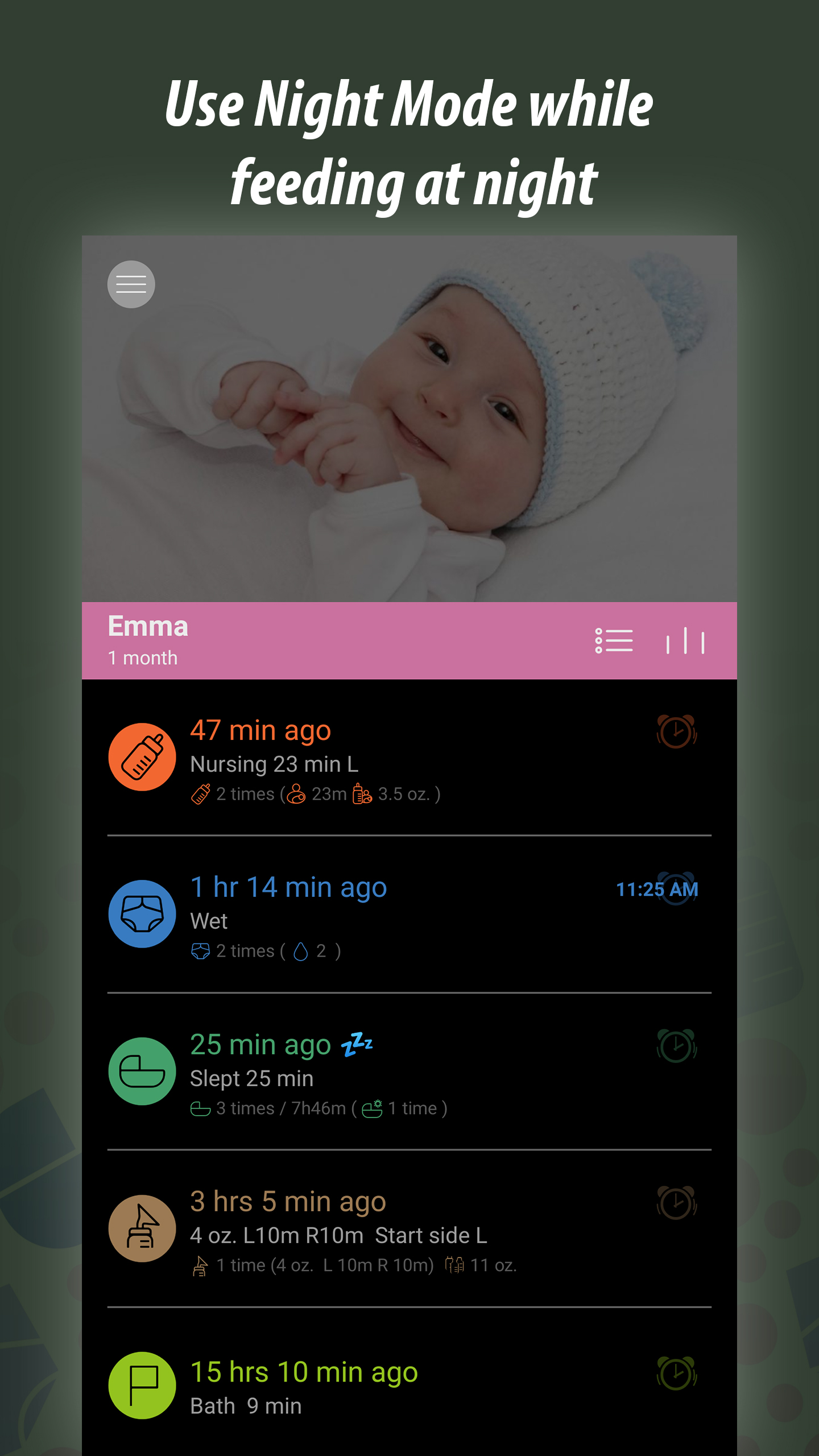 اسکرین شات 8 برنامه Baby Tracker - Newborn Log