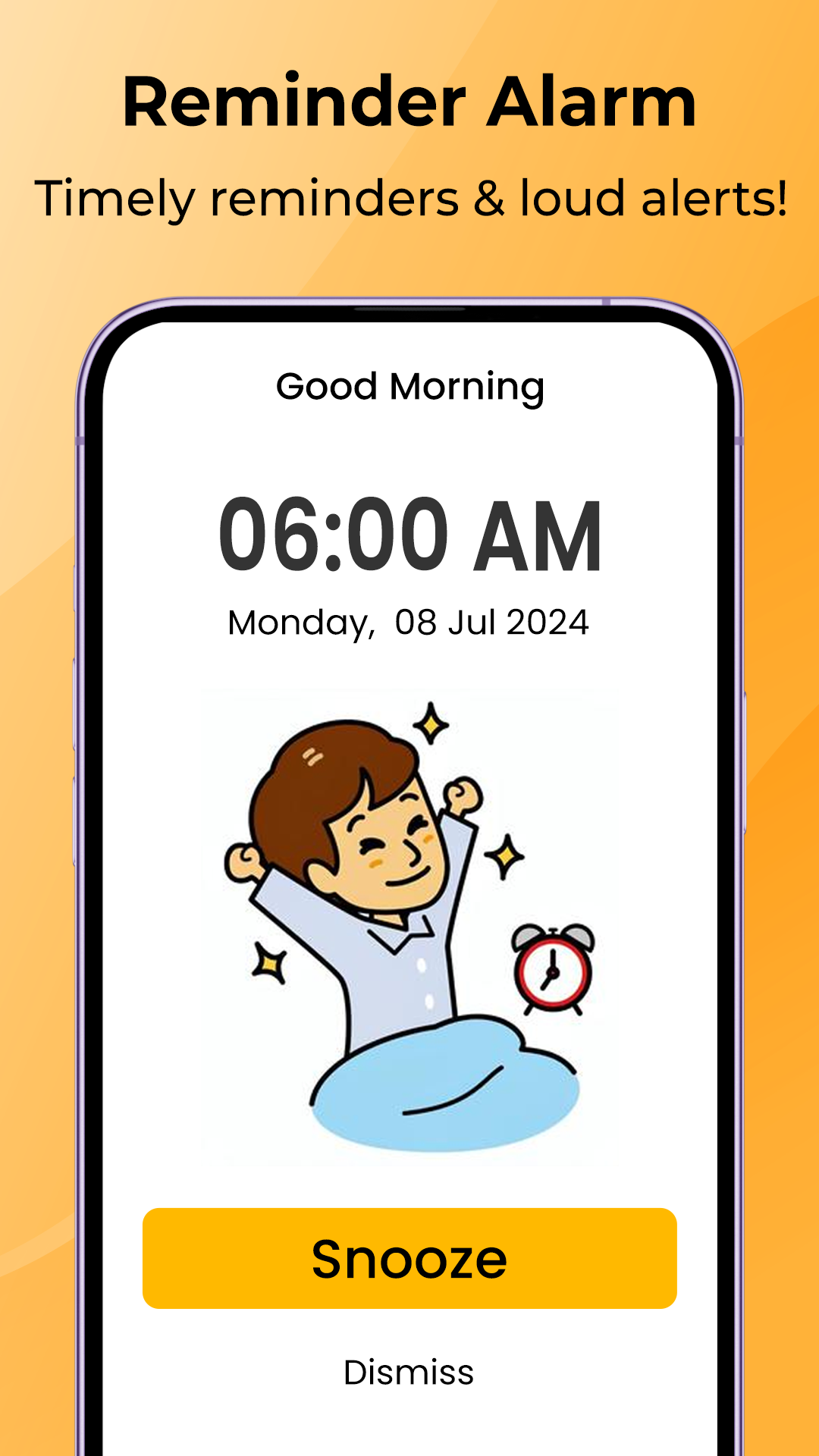 اسکرین شات 3 برنامه Smart Alarm Clock App