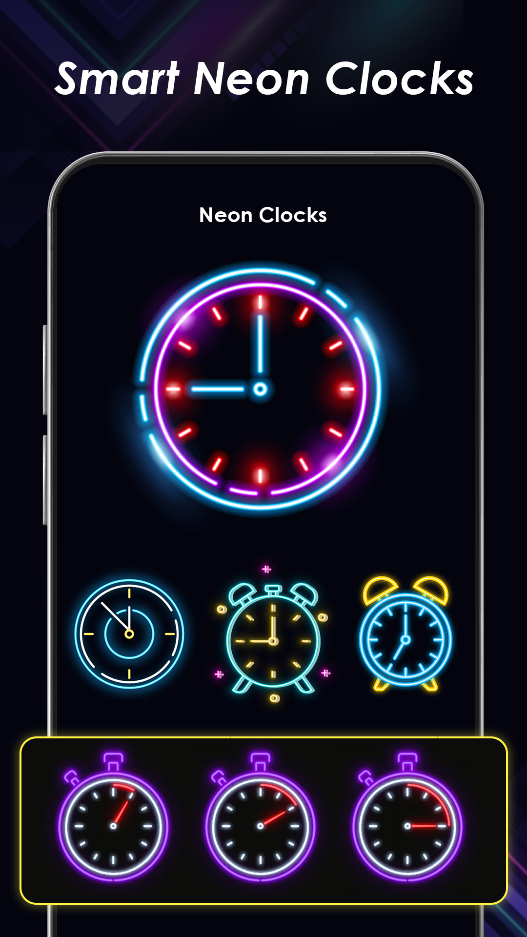اسکرین شات 4 برنامه Smart Night Clock